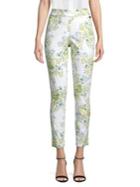 Calvin Klein Floral Pull-on Twill Pants