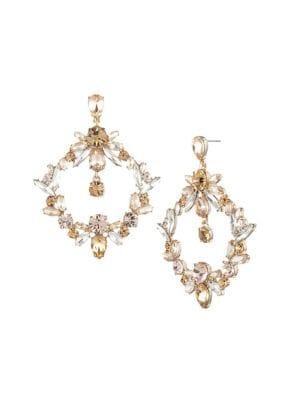 Givenchy Drama Orbital Goldtone And Crystal Drop Earrings