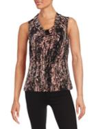 Marc New York Cowlneck Knit Shell