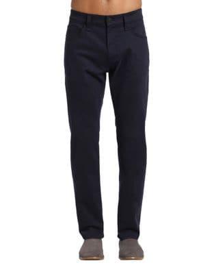 Mavi Zach Dark Navy Twill Straight-leg Pants