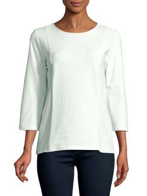 Jones New York Bell-sleeve Striped Top