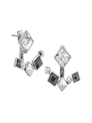 Karl Lagerfeld Pyramid Cluster Pyramid Swarovski Crystal Earring Jackets