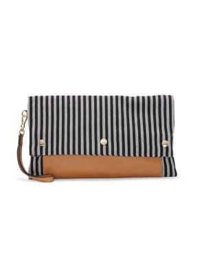 Vince Camuto Loula Convertible Striped Clutch
