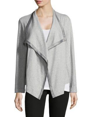Joan Vass Long Sleeve Cardigan
