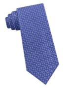 Lord & Taylor The Mens Shop Dot And Square Neat Silk Tie