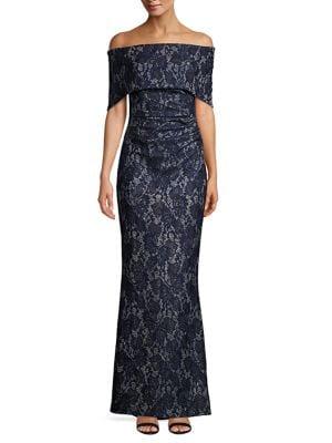 Vince Camuto Off-the-shoulder Lace Sheath Dress