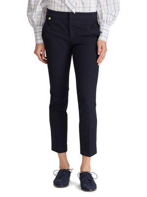 Lauren Ralph Lauren Petite Cropped Twill Skinny Pants