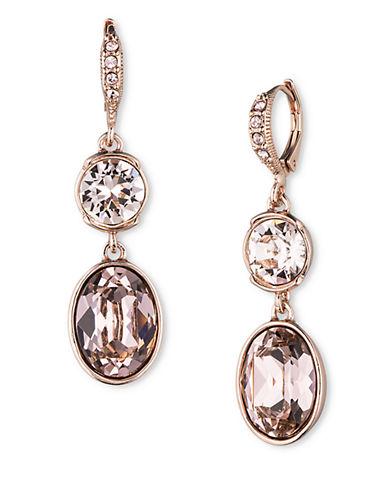 Givenchy Glitz Double Drop Earrings, Rose Goldtone