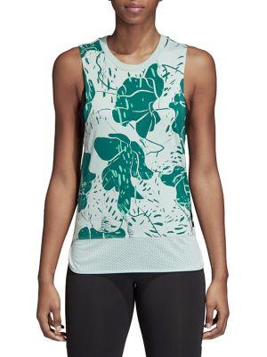 Adidas Splatter Leaf Mesh-hem Tank