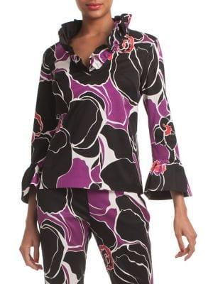 Trina Turk Viola Mosaic Top