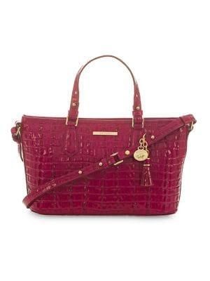 Brahmin Mini La Scala Asher Leather Satchel