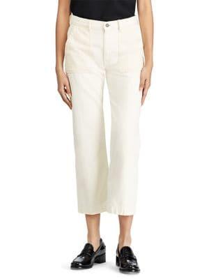 Polo Ralph Lauren Cotton-blend Wide-leg Pants