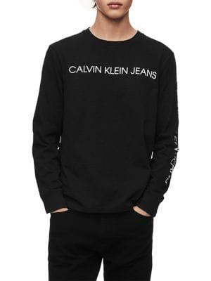 Calvin Klein Jeans Logo Cotton Sweatshirt