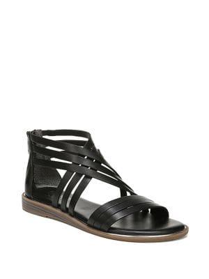 Franco Sarto Gaetna Strappy Flat Leather Sandals