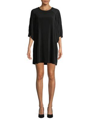 Michael Michael Kors Petite Pleated-sleeve Shift Dress