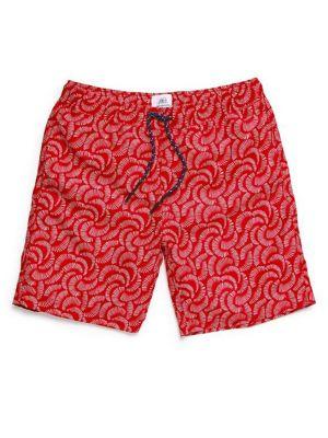 Surfsidesupply Shell-print Volley Swim Shorts
