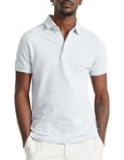 French Connection Striped Cotton Polo