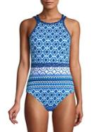 Tommy Bahama Shibori Printed One-piece Swimsuit