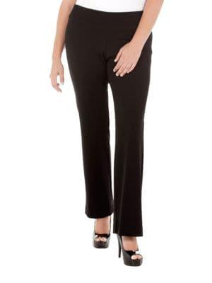 Karen Kane Plus Plus Structured Knit Pants
