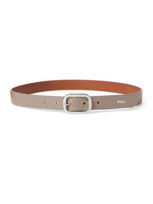 Lauren Ralph Lauren Classic Saffiano Leather Belt