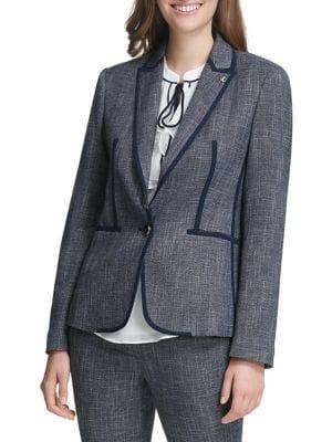 Tommy Hilfiger Textured Peak Lapel Jacket