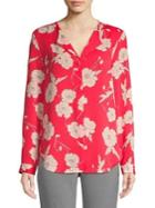 Lord & Taylor Poppy Long Sleeve Blouse