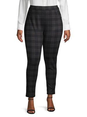 Sanctuary Plus Grease Plaid Leggings