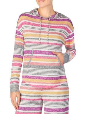 Kensie Classic Striped Hoodie