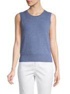 Lord & Taylor Petite Sleeveless Cashmere Top