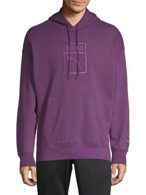 Puma Embroidered Logo Hooded Sweatshirt