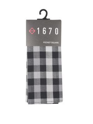 Lord Taylor Garrett Plaid Pocket Square