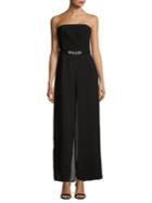 Vince Camuto Belted Strapless Jumpsuit