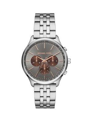 Michael Kors Sutter Stainless Steel Bracelet Chronograph Watch