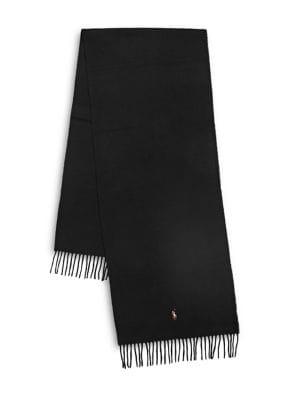 Polo Ralph Lauren Fringed Virgin Wool Scarf