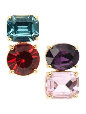 Kate Spade New York Double-drop Asymmetrical Earrings