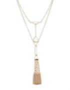 Design Lab Lord & Taylor Layered Tassel Necklace