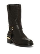 Vince Camuto Waldan Leather Moto Boots