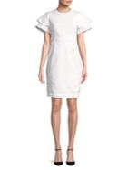 Calvin Klein Tiered-sleeve Sheath Dress