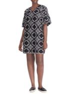 Lauren Ralph Lauren Plus Geometric-print Shift Dress