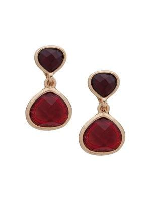 Anne Klein Clip-on Double Drop Earrings