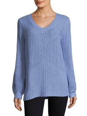 Design Lab Knit V-neck Sweater