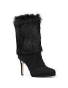 Michael Michael Kors Faye Rabbit Fur Dress Ankle Boots