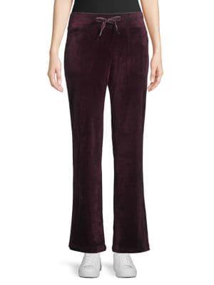 Calvin Klein Performance Drawstring Velour Pants