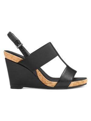 Aerosoles Plush Behind Wedge Heels