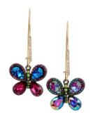 Betsey Johnson Butterfly Drop Earrings