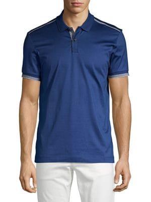 Boss Two-button Cotton Polo