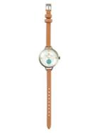 Lucky Brand Indio Stainless Steel & Leather-strap Watch