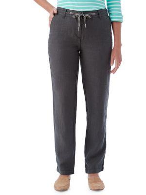Olsen Cotton Straight Leg Pants