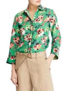 Lauren Ralph Lauren Tropical Crepe Shirt