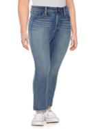 Seven7 Plus Cropped Skinny Jeans